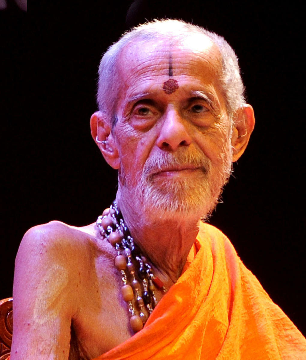 Pejawar Mutt Sree Vishvesha Theertha Swamiji (DH Photo)