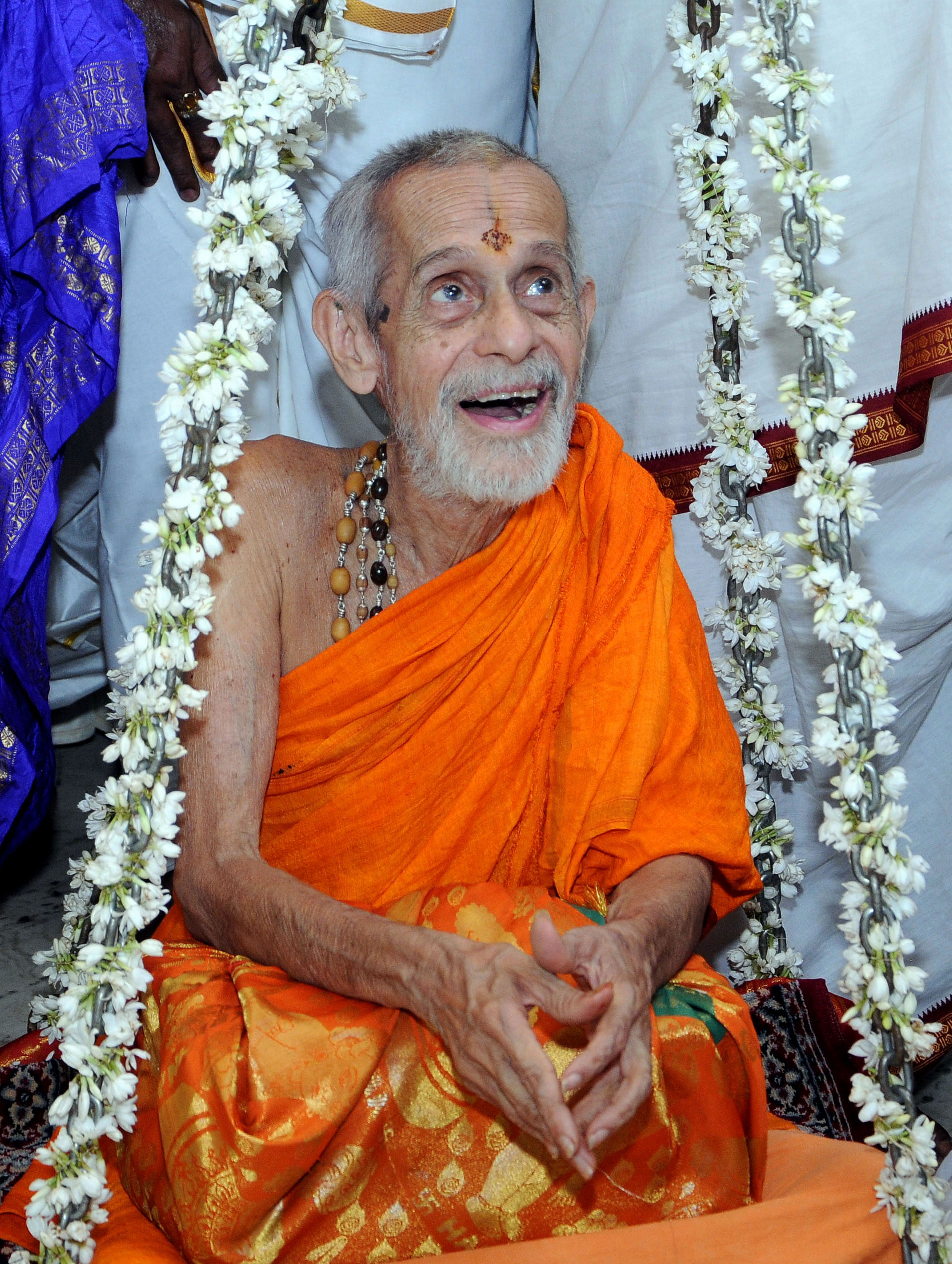 Pejawar seer Vishwesha Theertha (DH Photo/Govindraj Javali)