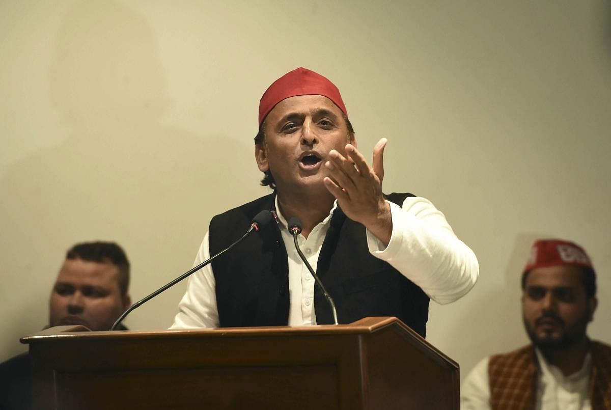 The SP leader claimed that if the BJP MLAs were taken into confidence, it would emerge that 300 MLAs were angry with the chief minister. (PTI Photo)