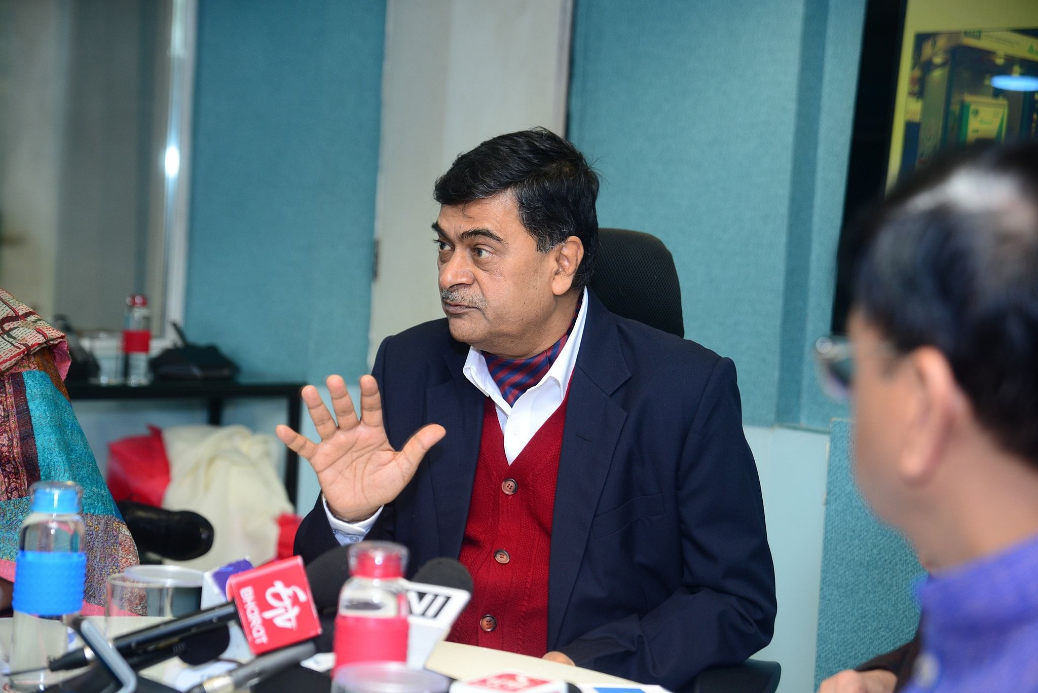  Union Power Minister R K Singh said if Goa identifies some sites for hydroelectricity projects in the Mahadayi basin, then the National Hydroelectric Power Corporation (NHPC) would look into its feasibility. Photo/Facebook (RajKumarSinghIndia)