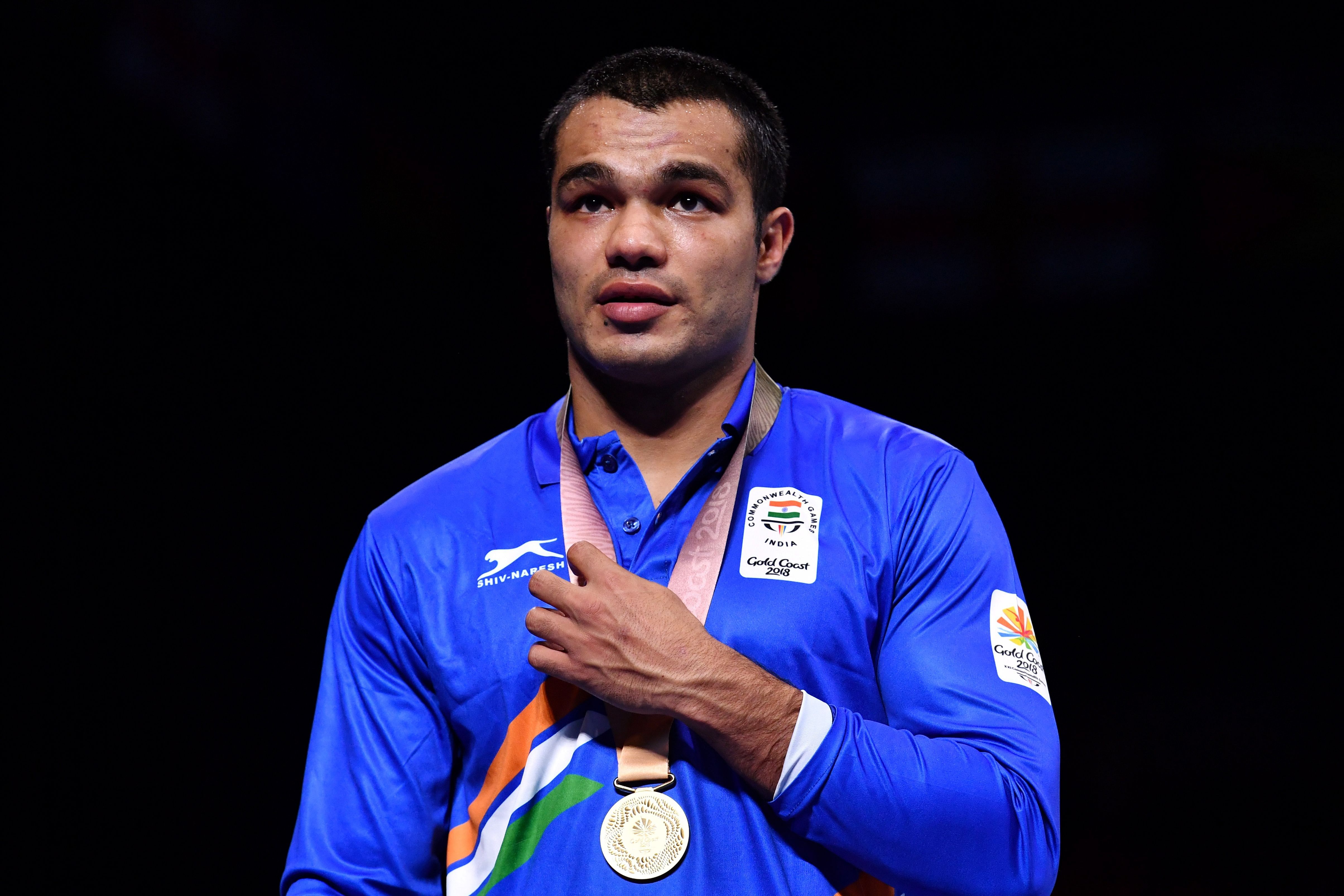 Gold medallist India's Vikas Krishan. (AFP Photo)