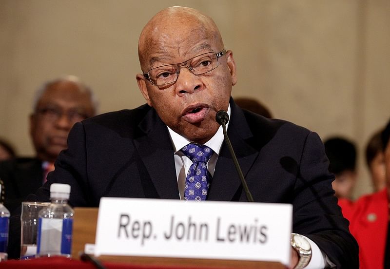 John Lewis (D-GA) testifies to the Senate Judiciary Committee during the second day of confirmation hearings on Senator Jeff Sessions' (R-AL) nomination to be U.S. attorney general in Washington. (Reuters Photo)