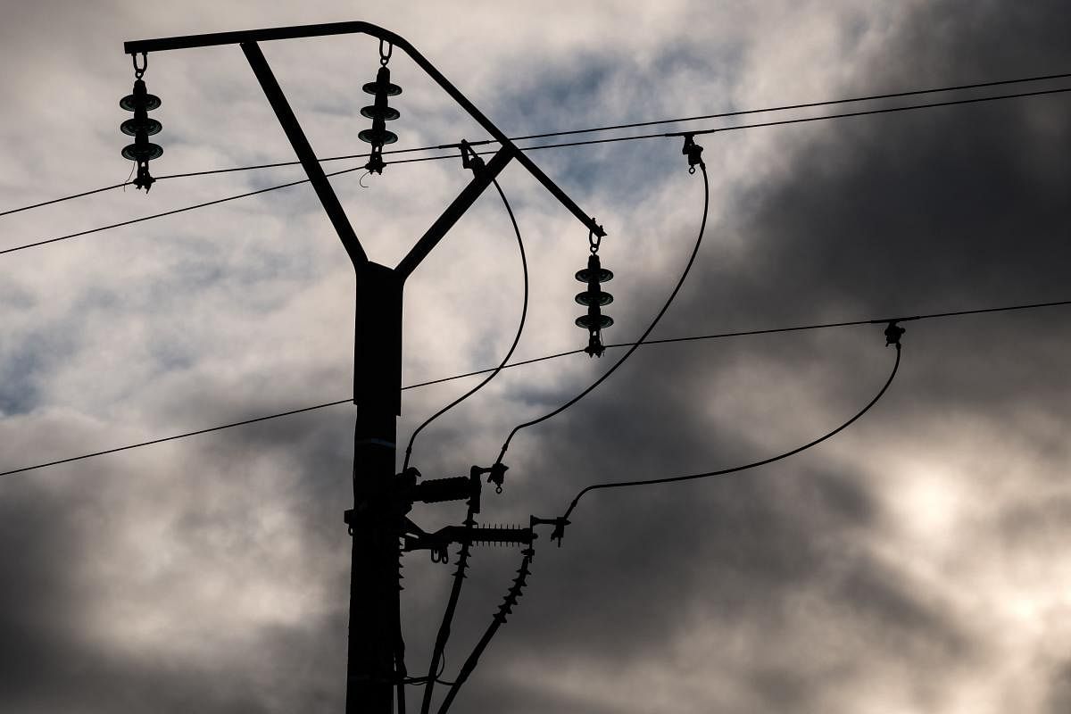 Electric Poles (AFP Photo)