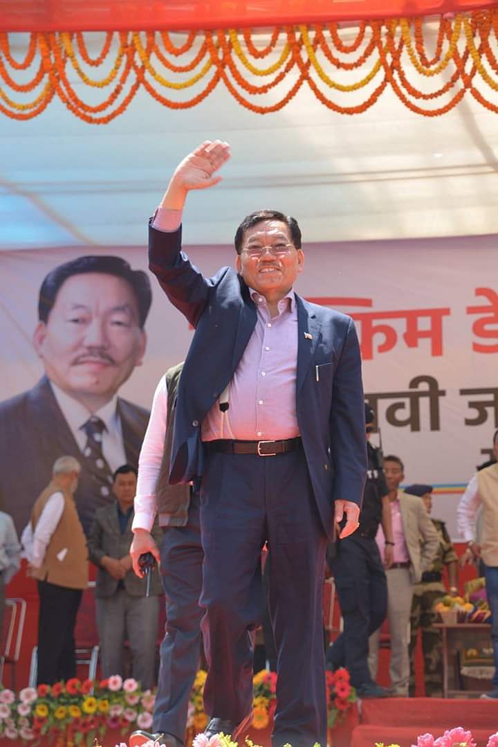 Pawan Kumar Chamling, 69, the founding president of Sikkim Democratic Front (SDF), was humbled in a cliffhanger assembly election in May by Prem Singh Tamang (Golay), himself a co-founder of the erstwhile ruling party. Twitter (@pawanchamling5)