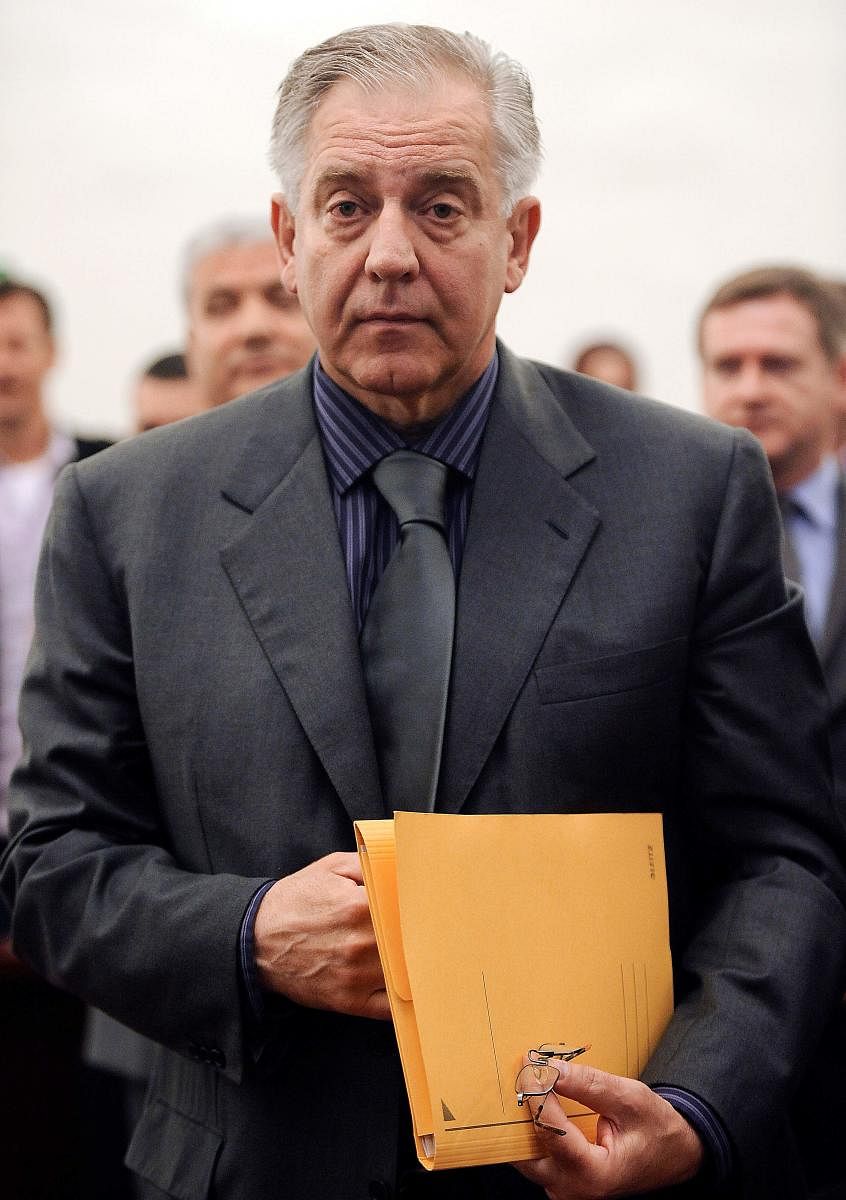Former prime minister Ivo Sanader (Photo by AFP)