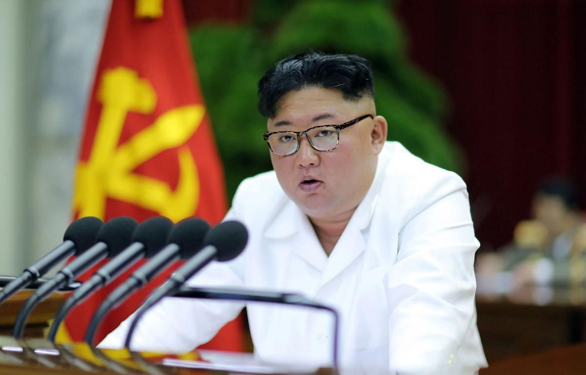 Kim convened a weekend meeting of top Workers' Party officials to discuss policy matters amid rising tension over his deadline for Washington to soften its stance in stalled negotiations aimed at dismantling Pyongyang's nuclear and missile programmes. Photo/AFP