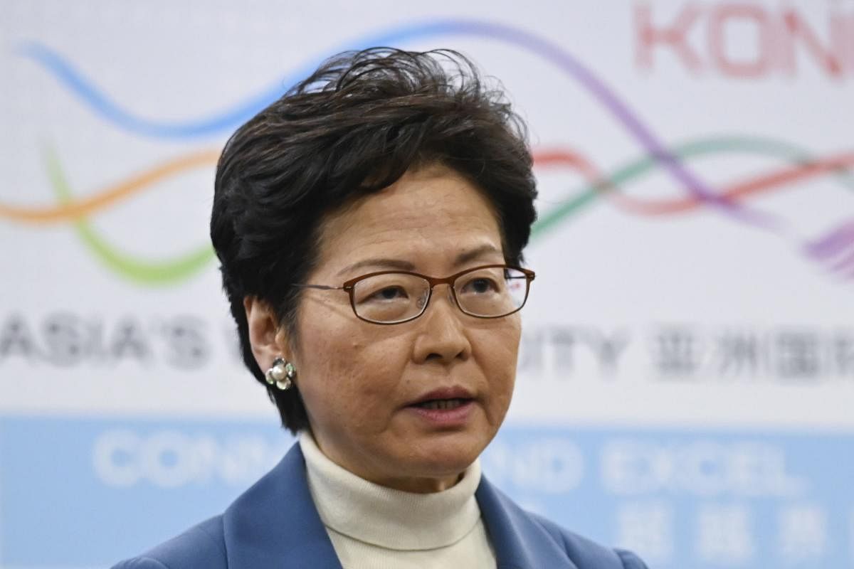 Hong Kong's Chief Executive Carrie Lam. (AFP file photo)