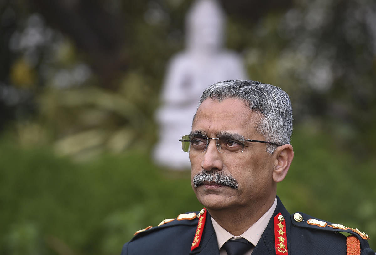 New Army Chief General Manoj Mukund Naravane during an intervew with PTI, in New Delhi, Tuesday, Dec. 31, 2019. (PTI Photo)