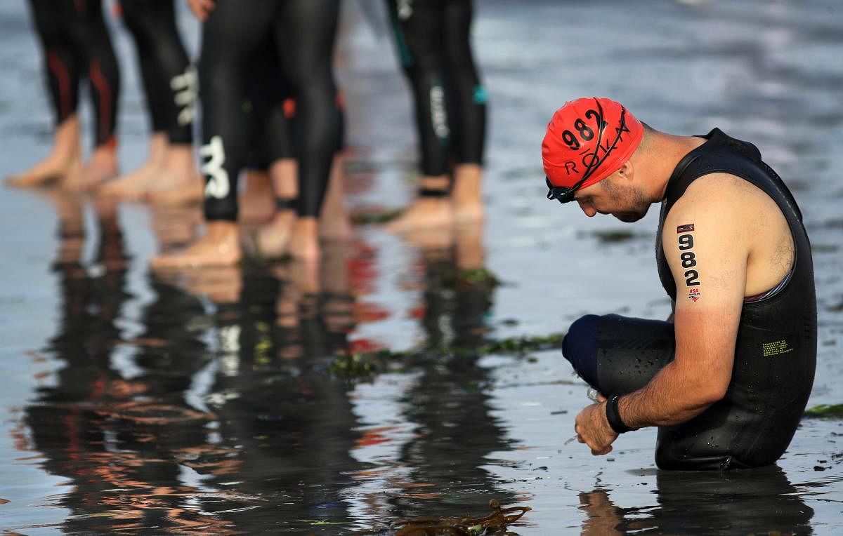 The International Triathlon Union (ITU) shelved the swimming leg after tests showed levels of E.Coli more than double the acceptable standard. (AFP file photo used for representation)