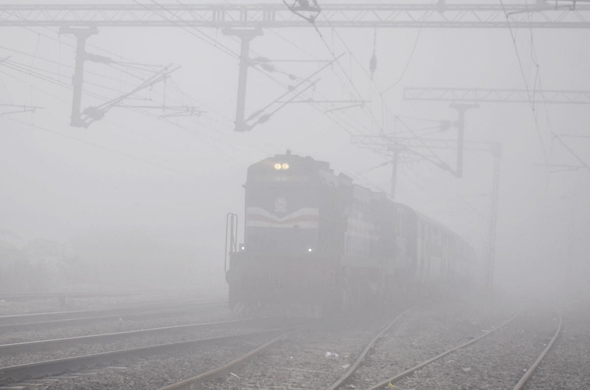 The weather office said that some parts of the state could experience light rains in the next two days and that there would be no let up in the cold wave conditions. (PTI Photo)