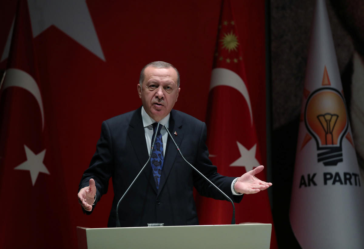 Turkish President Tayyip Erdogan. (Reuters file photo)