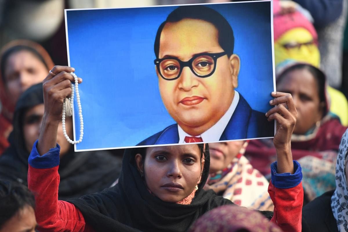 April 14 is the birth anniversary of Ambedkar, the Dalit icon and architect of the Constitution. (AFP photo)