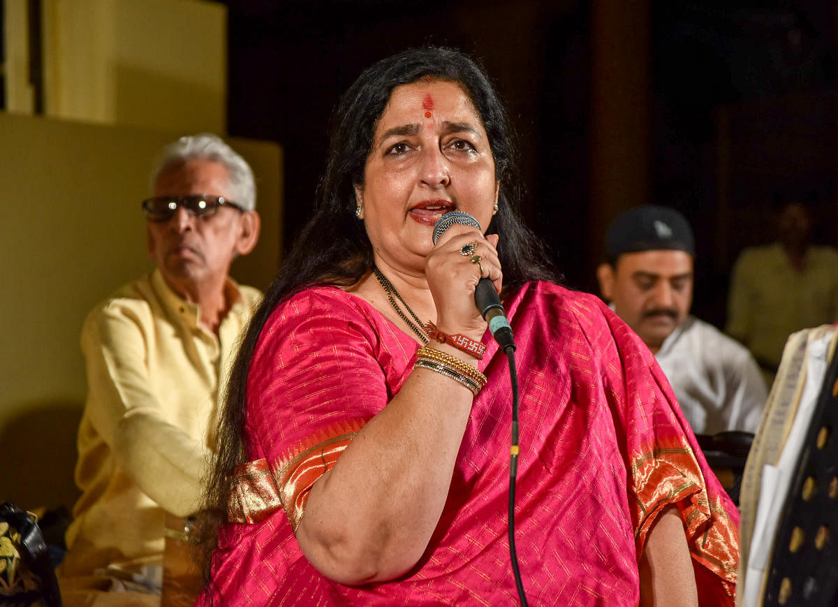 Singer Anuradha Paudwal (DH Photo)