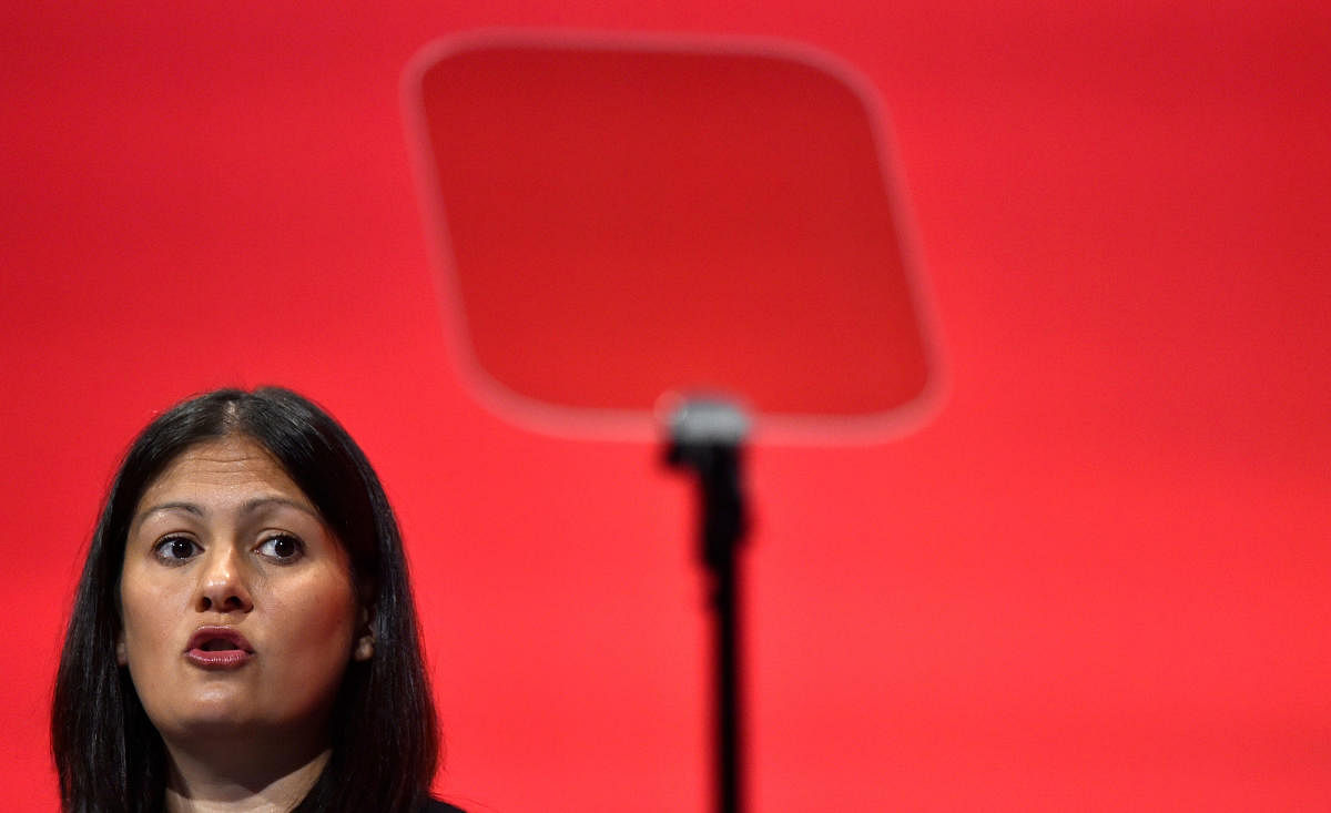 Nandy has become the fourth Labour hopeful to throw her hat in the ring after Clive Lewis, Jess Phillips and Emily Thornberry. (Reuters photo)