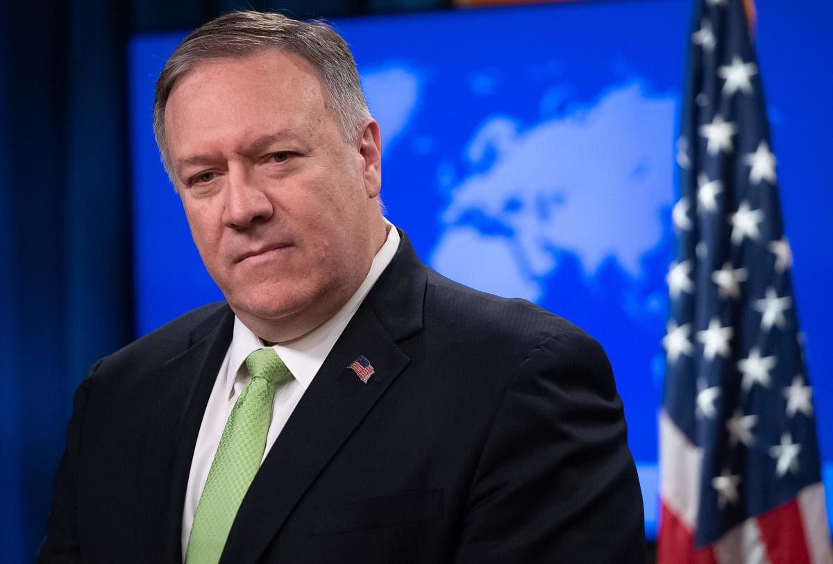 US Secretary of State Mike Pompeo. (AFP photo)