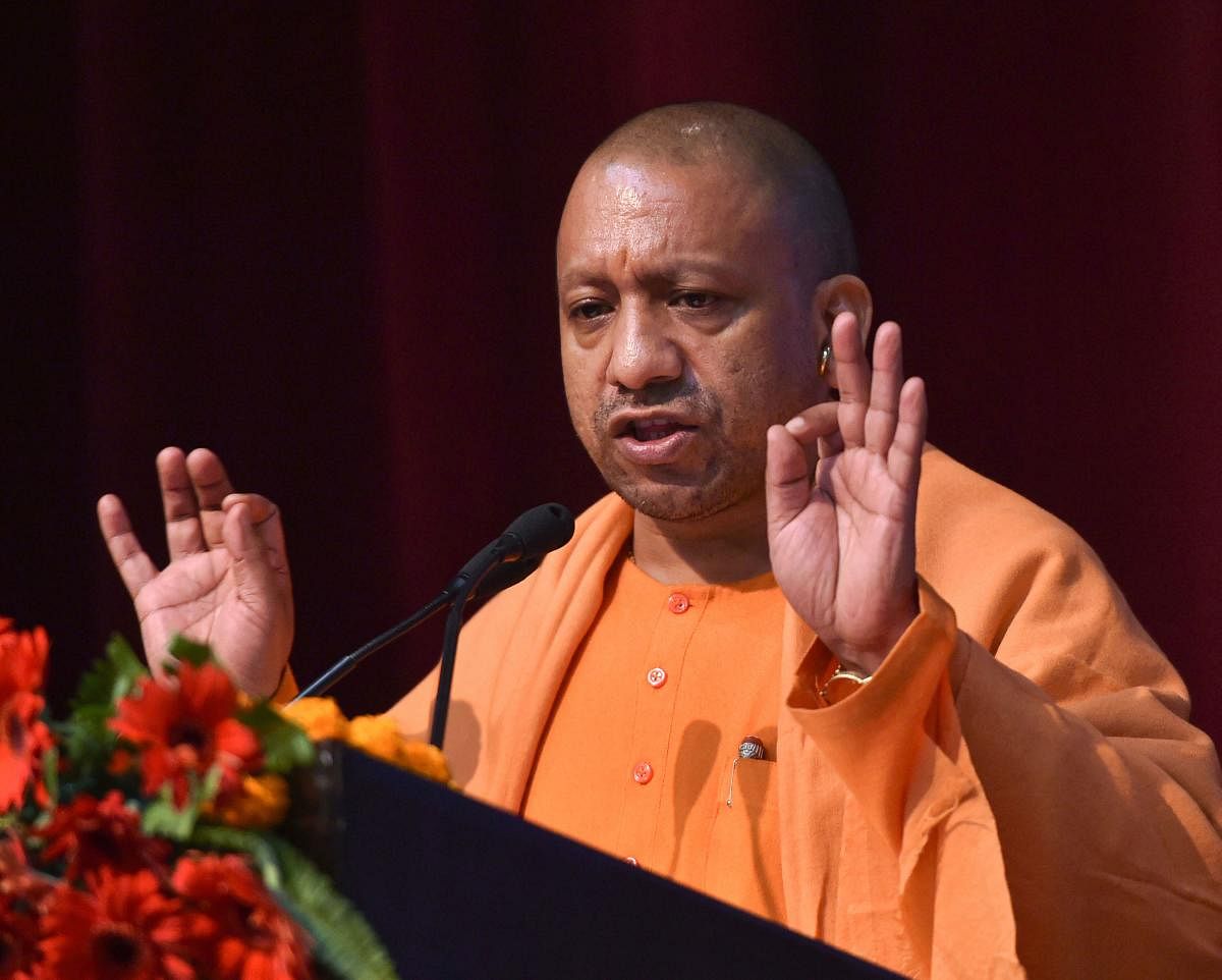 UP CM said a new 'Sanik Kalyan' office is being constructed in Allahabad, Meerut, Kaushambi and Mau to facilitate ex-soldiers. (PTI photo)