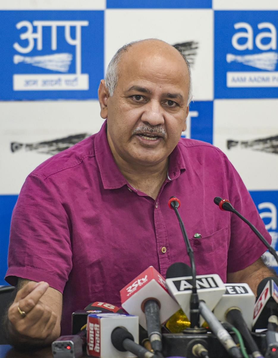 "I want to ask Union Minister Hardeep Puri, have you changed the land use? Have you issued any notification? Without making any provision, BJP has handed over fake documents to 20 people," Sisodia said. (PTI File Photo)