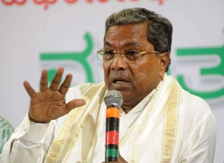 “I was listening to Modi that people elected 25 BJP MPs from Karnataka. Even the MPs told people not to vote for them, but for Modi. People voted for Modi, but today, he has cheated Karnataka in a big way,” Siddaramaiah told reporters. Photo/Twitter  (@siddaramaiah)