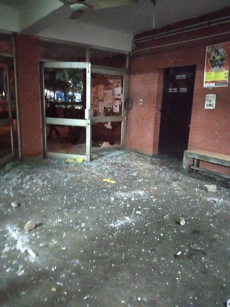 The Akhil Bharatiya Vidyarthi Parishad (ABVP) alleged that its members were "brutally" attacked by students affiliated to Left student organisations SFI, AISA and the DSF. Photo/PTI (@abvpjnu)