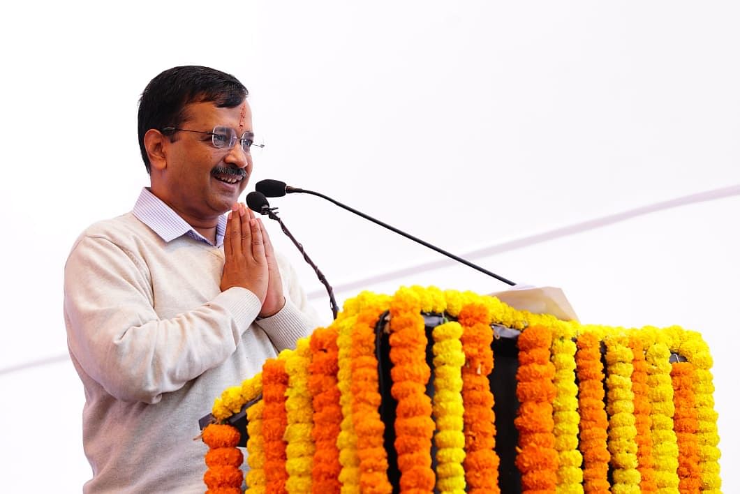 Aam Aadmi Party, led by Kejriwal, is banking on its delivery on the 'free water' promise to return to power for another five years, while the Modi government appears determined to corner him on the quality of water in the national capital. Photo/Twitter (@ArvindKejriwal)