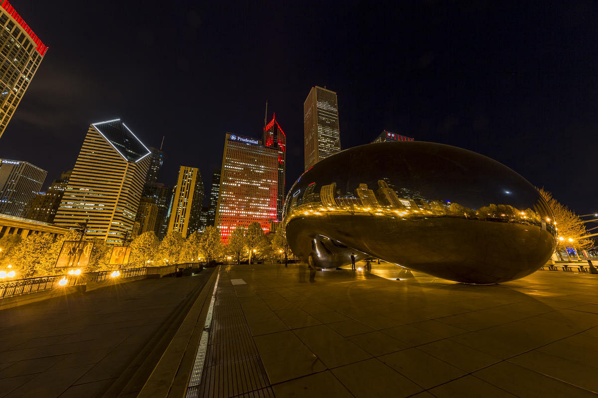 Cloud Gate Installation