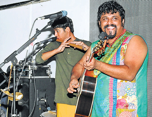 in sync Members of 'The Raghu Dixit Project'.