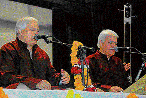 Mellifluous Eminent classical musicians performed at the three-day-long Swami  Haridas Tansen Sangeet Nritya Mahotsav.