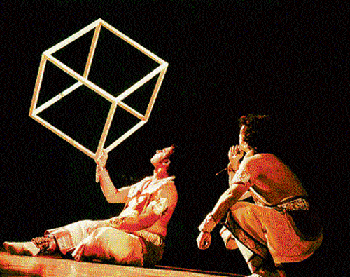A scene from the Sanskrit dance drama 'Petika Sanyasi.'