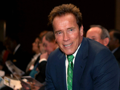 Hollywood action star Arnold Schwarzenegger will attend the audio launch of Indian filmmaker Shankar's upcoming film 'Ai' here on September 15. The 67-year-old 'Terminator' star shared the news with his fans in a 32-second YouTube video clip. PTI file photo