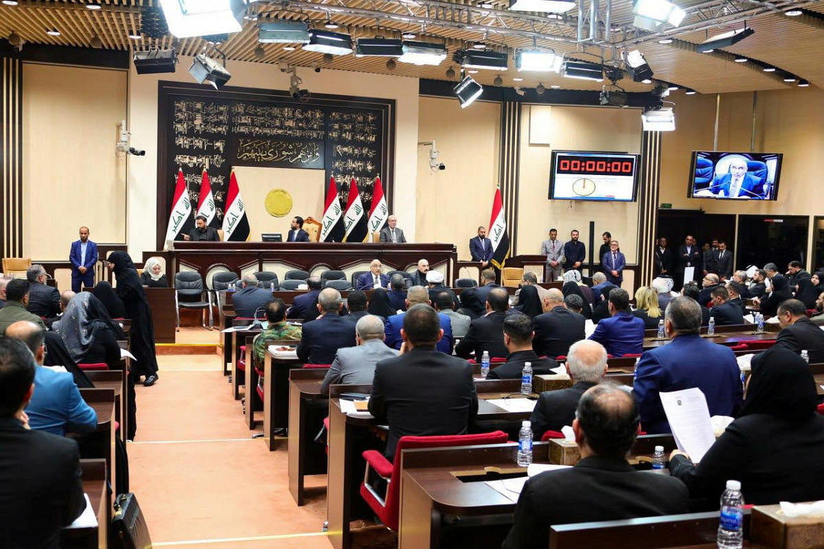Iraqi Prime Minister Adel Abdul Mahdi attends an Iraqi parliament session in Baghdad, Iraq January 5, 2020. (Reuters Photo)