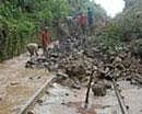 Landslides towards Konkan Railways-DH File Photo