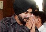 BJP MP Navjot Singh Sidhu at the Parliament House in New Delhi on Tuesday. PTI