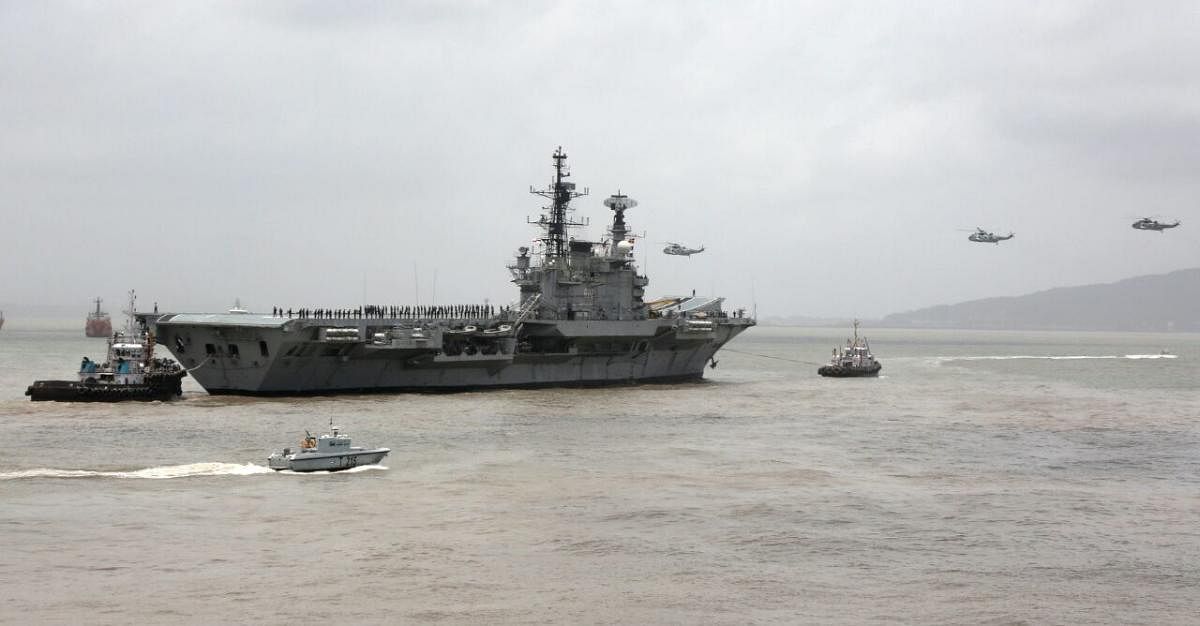 Vikrant, India's first indigenous aircraft carrier (DH Photo)