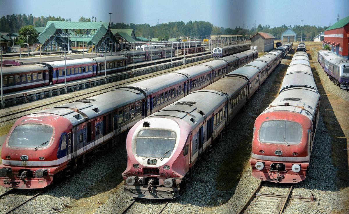 Train service from Baramulla in north Kashmir to Banihal in south Kashmir was suspended on August 5, the day centre announced scrapping of Article 370 provisions which gave special status to Jammu and Kashmir, and its bifurcation into two Union Territorie