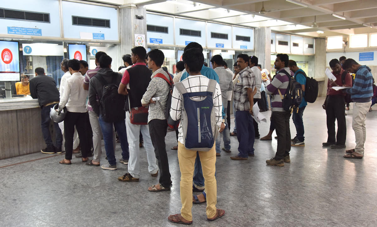 Officials said that after the facial recognition system is tested, the technology will be implemented across the railway network. (DH File Photo)