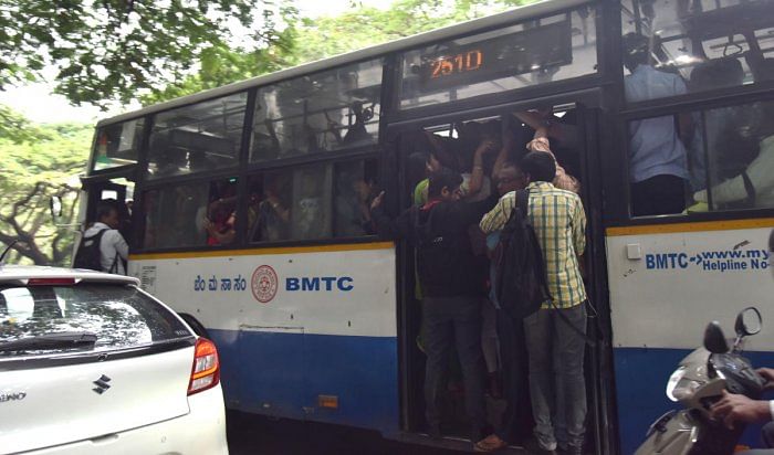  Most of the callers shared their grievances about sudden termination of bus services, arbitrary route cancellations and also reckless driving. DH Photo