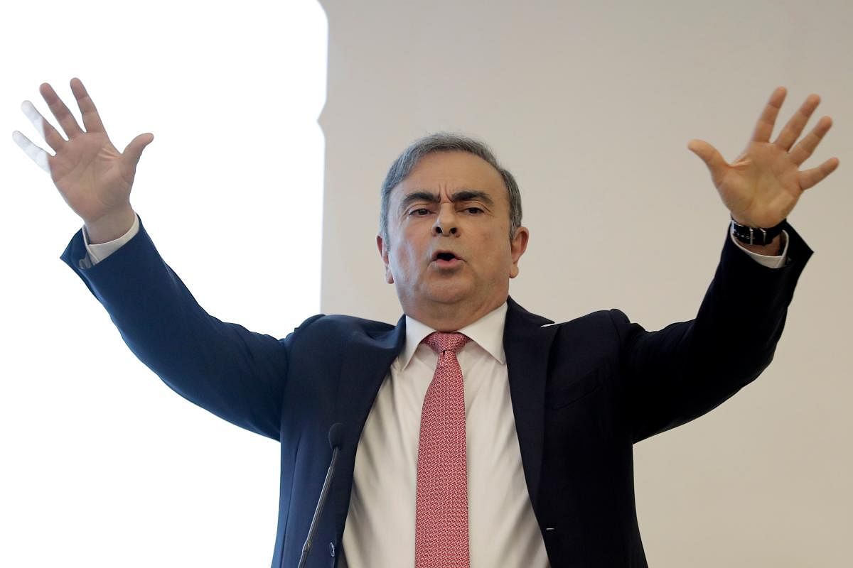 Former Renault-Nissan boss Carlos Ghosn (AFP Photo)