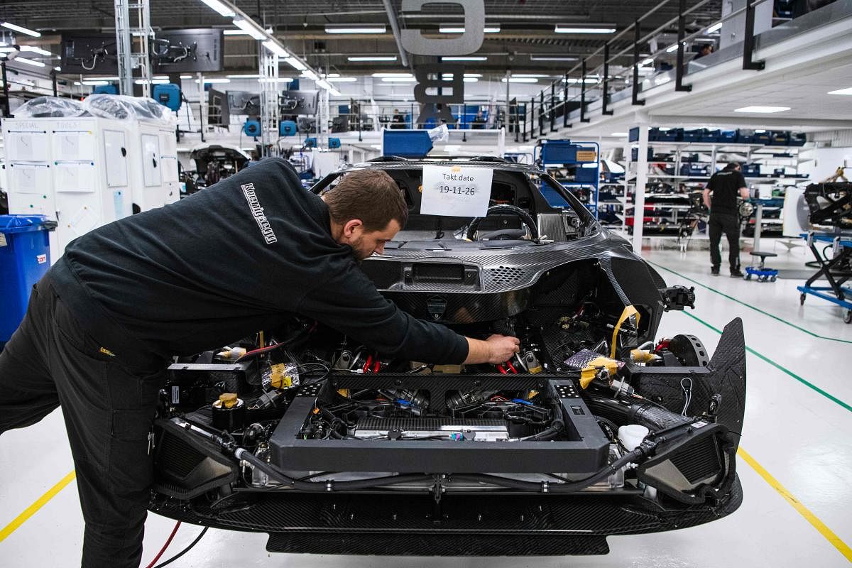 The production or manufacturing and sales business development were most in-demand job profiles in December 2019 in the automobiles sector. (AFP Photo)