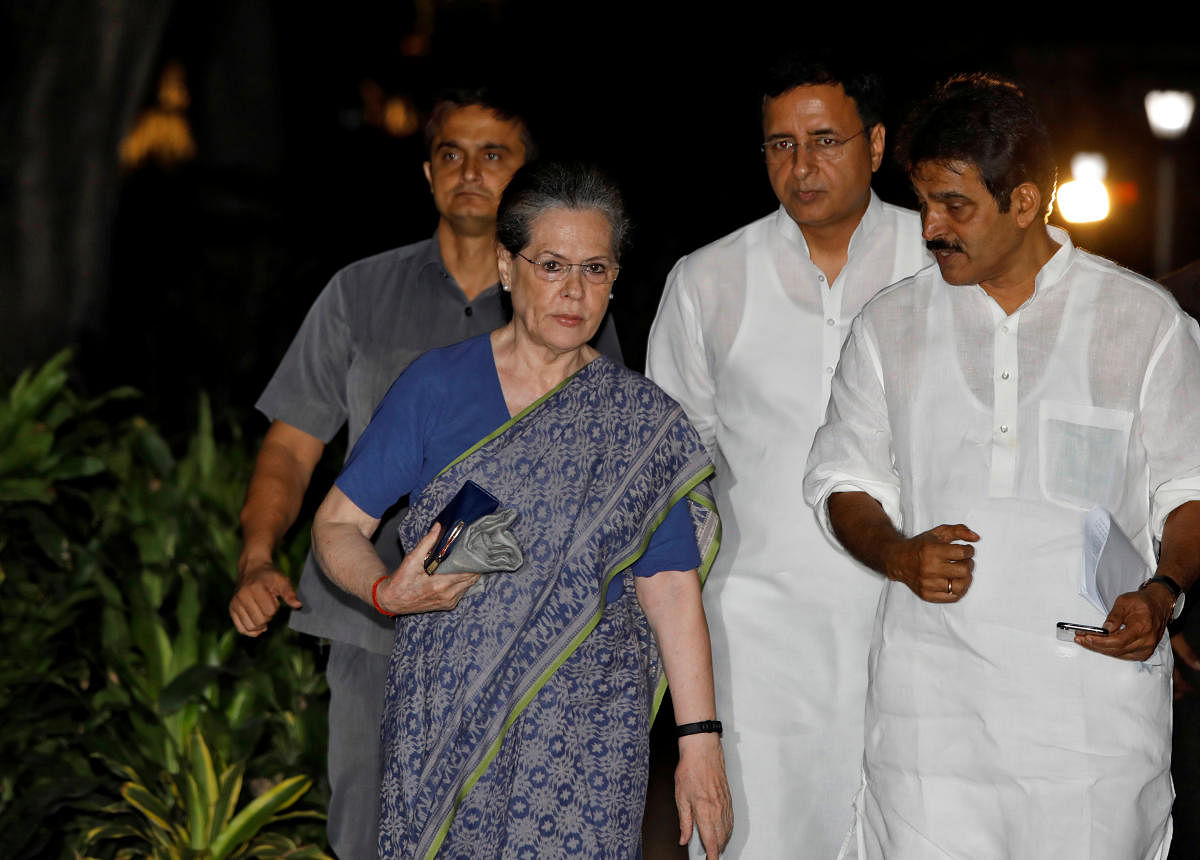 Sonia Gandhi, leader of India's main opposition Congress party. (Reuters Photo)