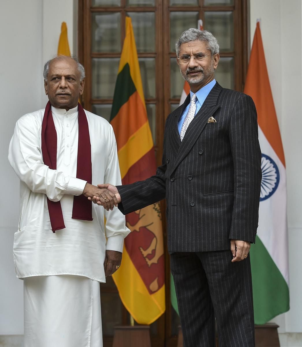This was conveyed to External Affairs Minister S Jaishankar by his Sri Lankan counterpart Dinesh Gunawardena, who is on his first overseas visit after assuming charge as the Foreign Minister in November 2019. Credit: PTI