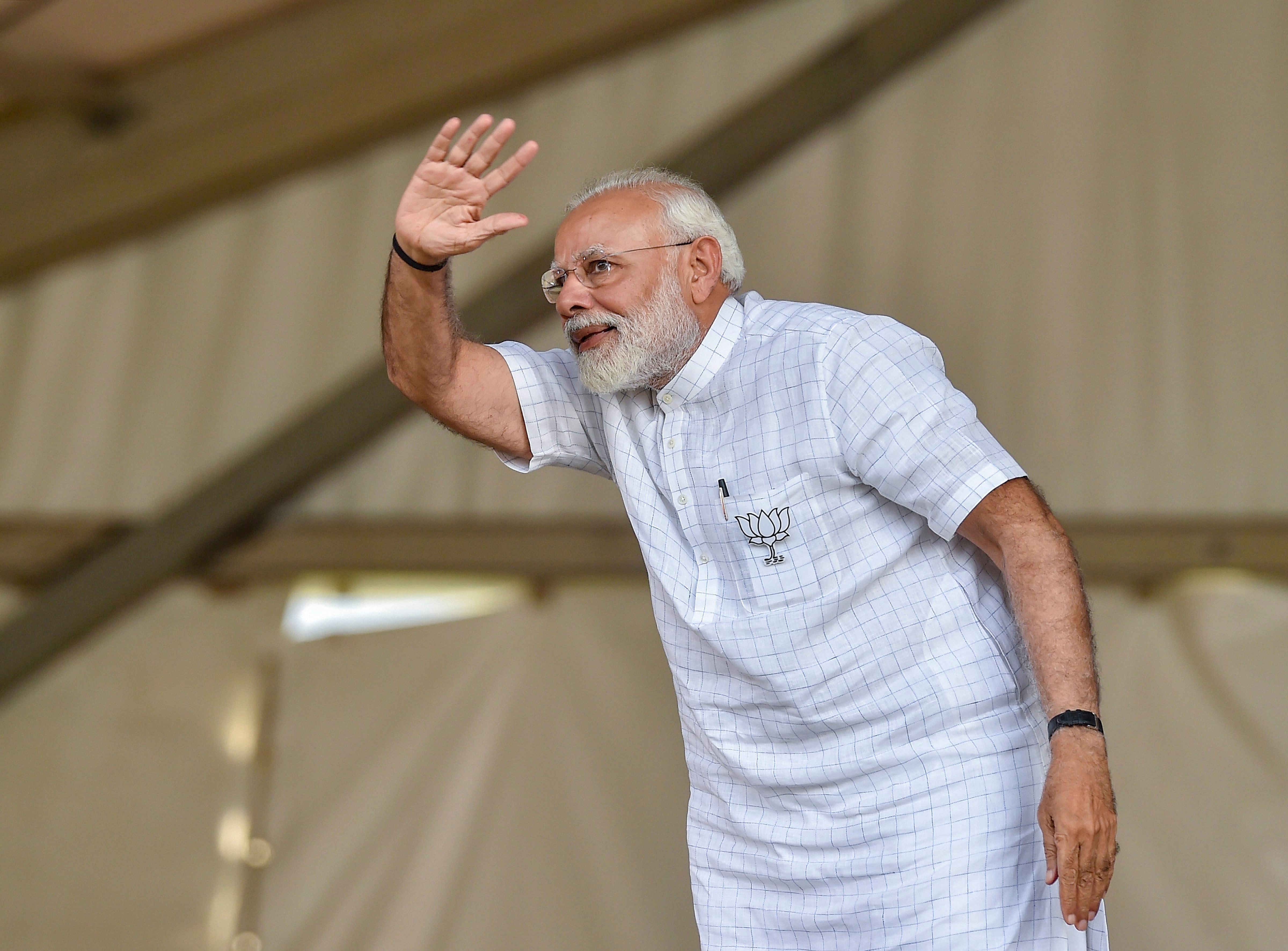 As per the earlier itinerary, Modi was scheduled to spend Saturday night at the Raj Bhavan here, he said. (PTI Photo)