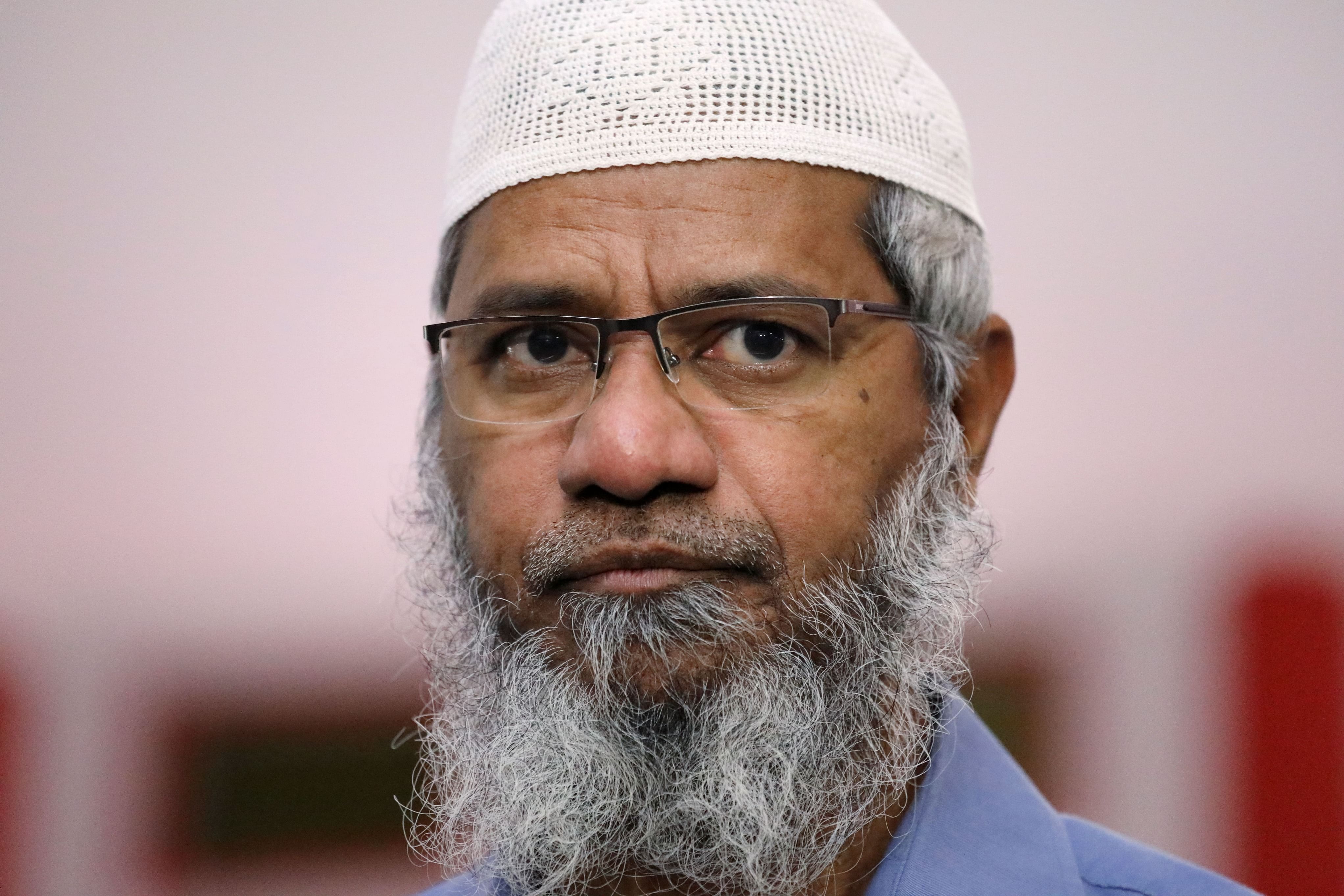 In his Zakir Naik said that he refused the offer of safe passage in exchange for support on revoking Article 370. (Reuters Photo)