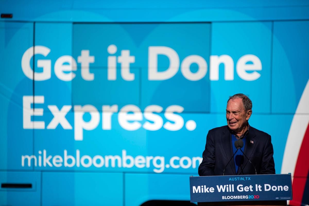 “I have to see as I get there,” Bloomberg said. “I would prefer them to Donald Trump and I would try to help them.” (Photo by AFP)