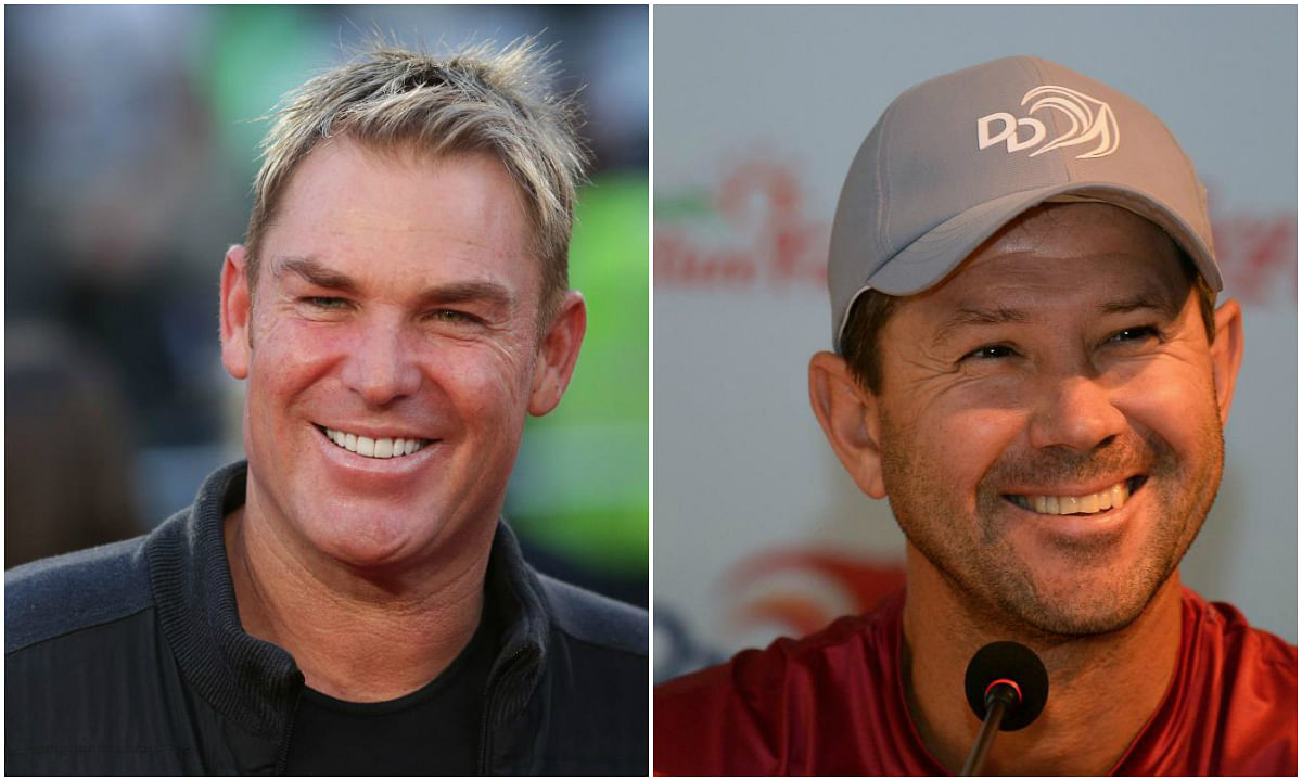 Australian cricket greats Shane Warne and Ricky Ponting will captain star-studded teams in a one-off Bushfire fundraiser match, to be played on February 8. (Photos by AFP)