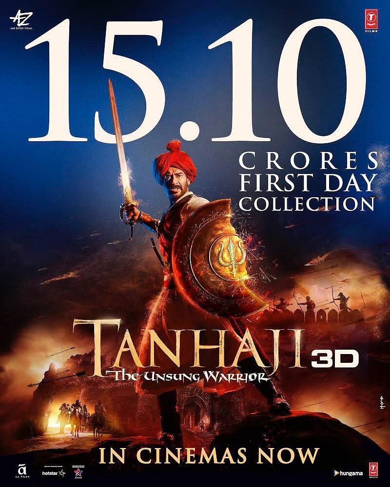 Tanhaji movie poster. (Twitter)