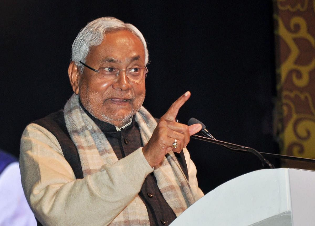 Bihar Chief Minister Nitish Kumar made the remarks on the floor of the state assembly while thanking the House members for unanimously approving a constitutional amendment for extending quotas to SCs and STs by another 10 years. (PTI Photo)