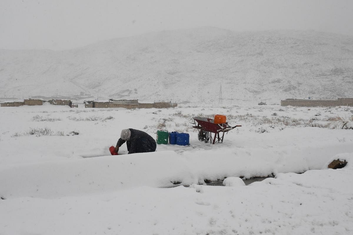 The new spell of heavy snowfall that started on Saturday night in Quetta continued with small intervals in many other areas of northern Balochistan, according to the Met Office. (PTI Photo)