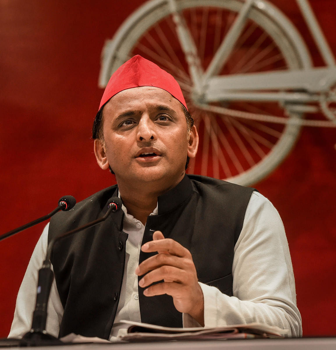 The SP president allegedly called the doctor a ''BJP/RSS man'' and asked him to go away, when the latter tried to apprise him about the condition of the patients and the compensation paid to them. PTI file photo