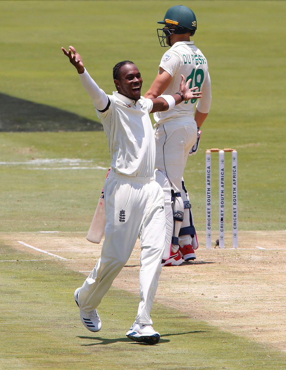 The Barbados-born bowler tweeted after the match it was "a bit disturbing hearing racial insults today whilst battling to help save my team". (Reuters Photo)