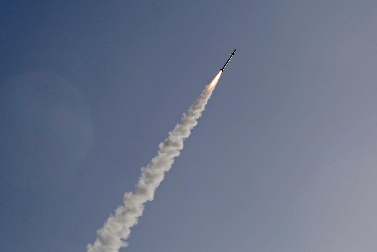 Four rockets were fired at Israel from the Gaza Strip. (AFP Photo)